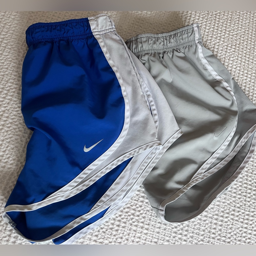 Blue and Grey Nike shorts bundle